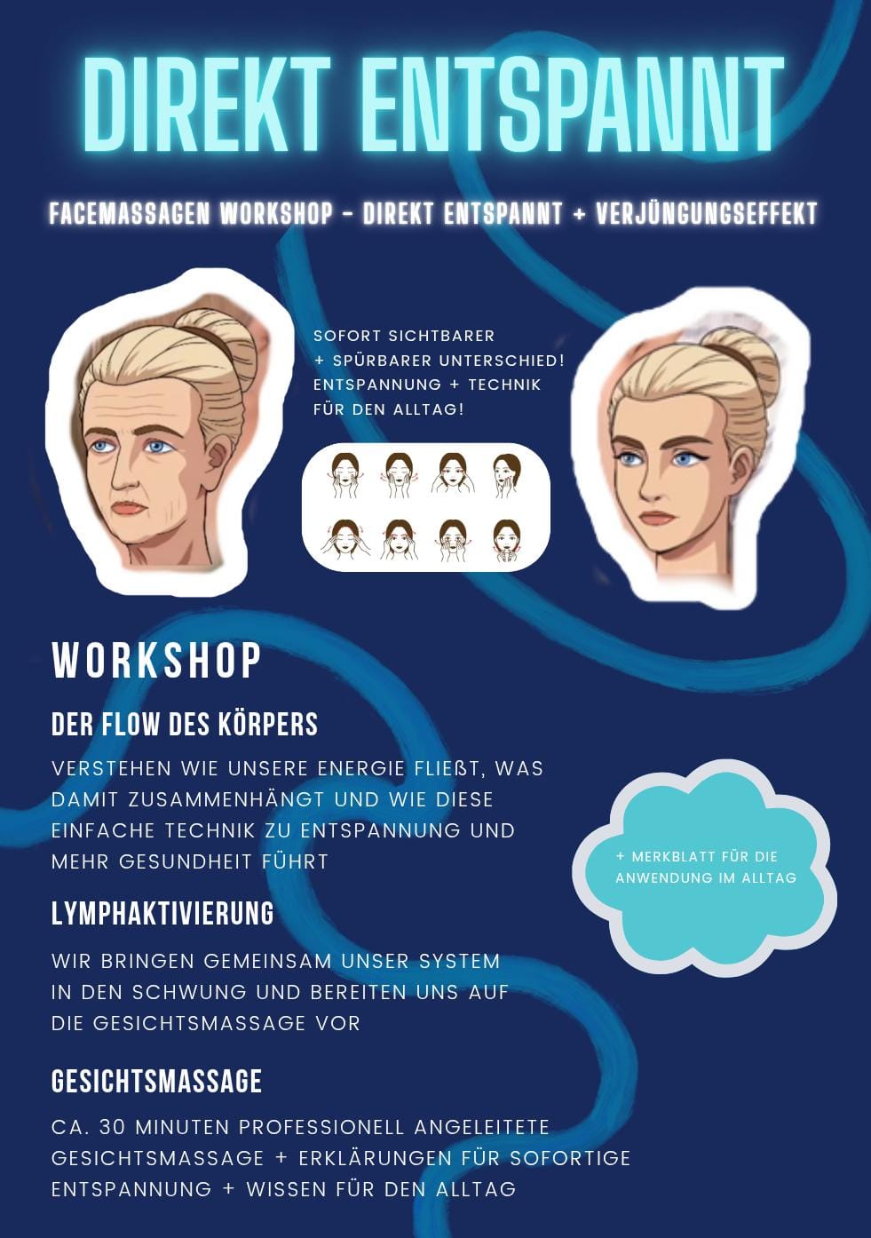 Flow Workshop - Gesichtslymphmassage 26.4.26, 15 Uhr