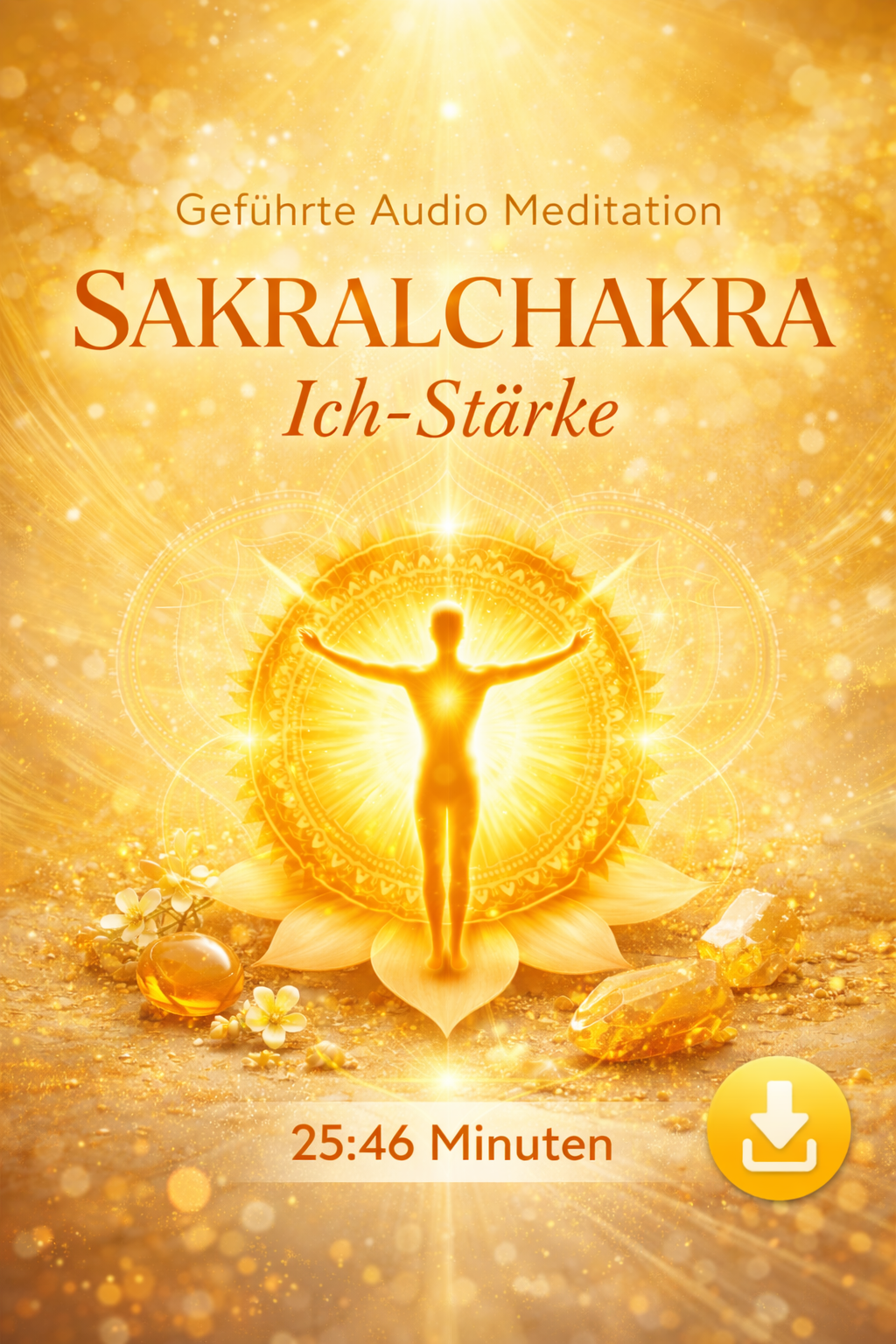 Geführte Audio Meditation – Sakralchakra „Ich-Stärke“ (25:46 min.)